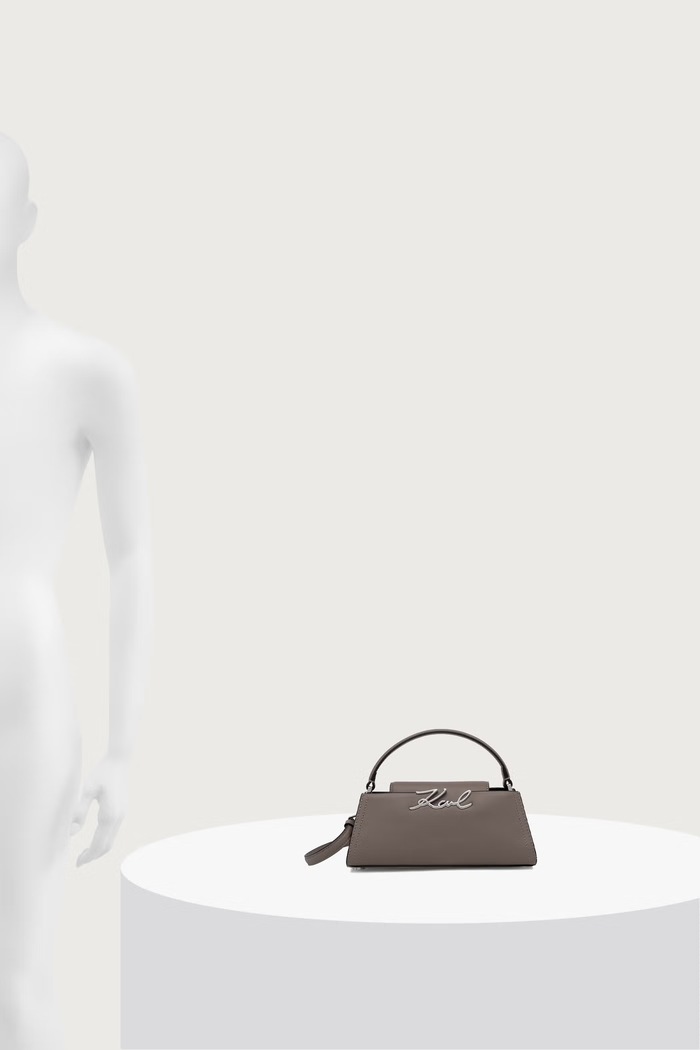 Karl Lagerfeld Crossbody torbica ženska usnjena K/SIGNATURE B4W30207