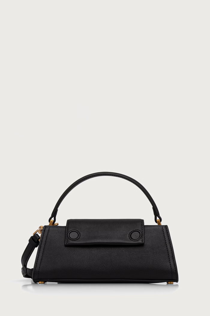 Karl Lagerfeld Crossbody torbica ženska usnjena K/SIGNATURE črna B4W30207