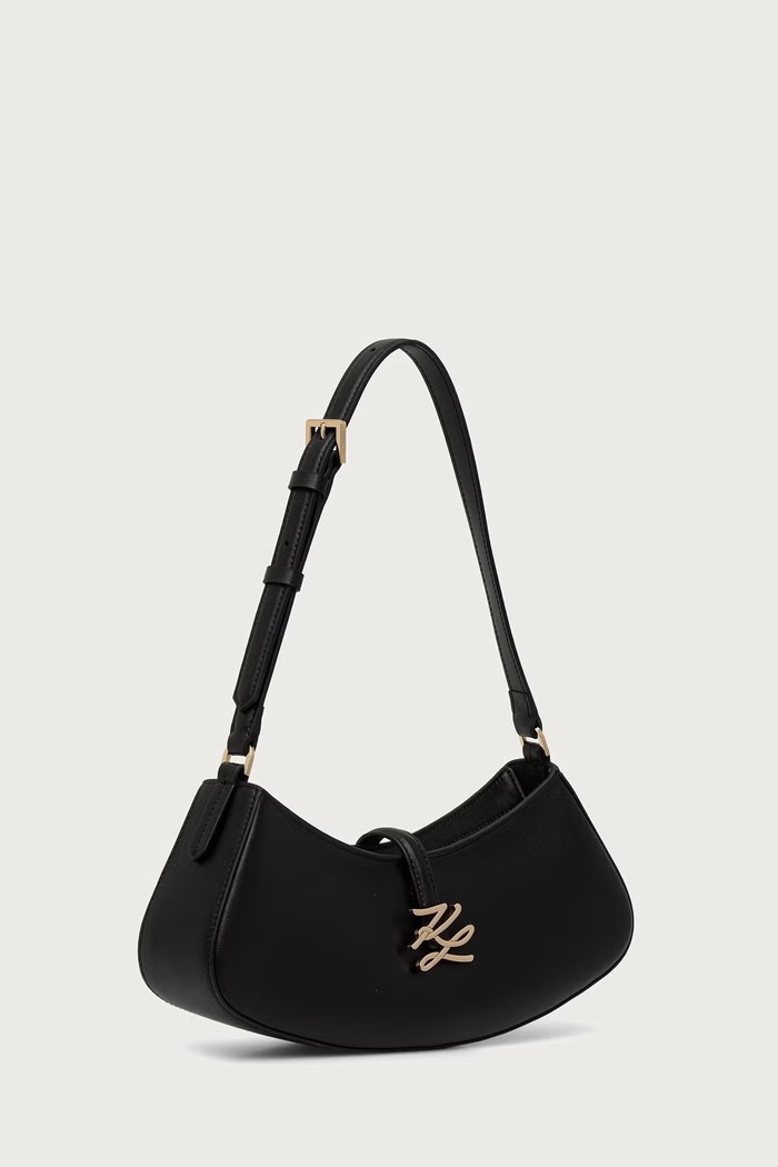 Karl Lagerfeld Torba za žene od kože K/AUTOGRAPH B4W30208 crna AW26