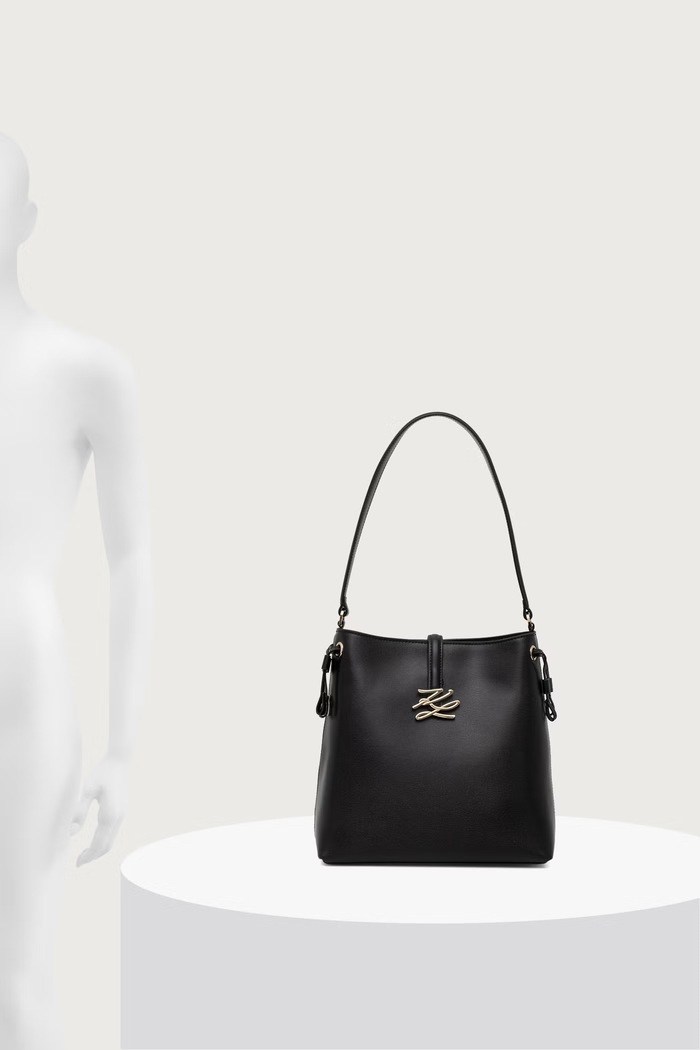 Karl Lagerfeld Shopper torba za žene od kože K/AUTOGRAPH B4W30275