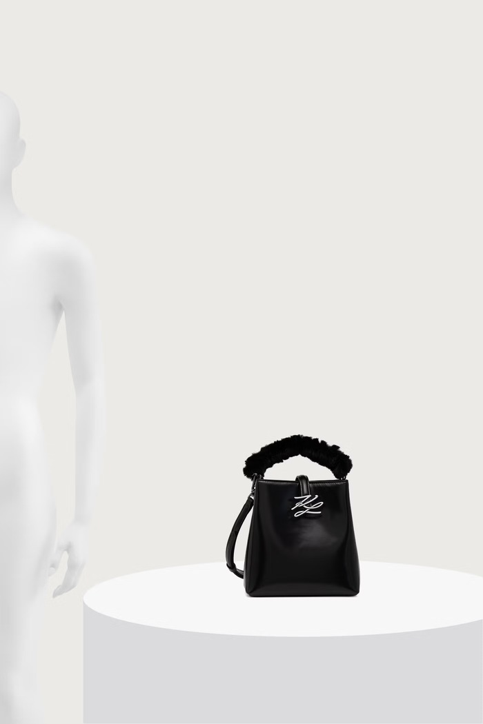 Karl Lagerfeld Crossbody torba za žene od kože K/AUTOGRAPH B4W30296