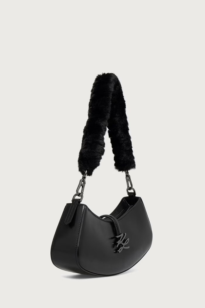 Karl Lagerfeld Γυναικεία δερμάτινα K/AUTOGRAPH B4W30297 μαύρο AW26