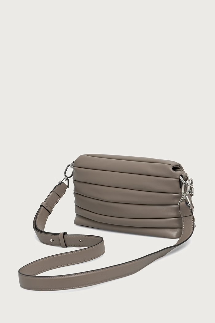 Akcesoria Karl Lagerfeld Torebka crossbody damska z imitacji skóry K/ESSENTIAL B4W30316 szary