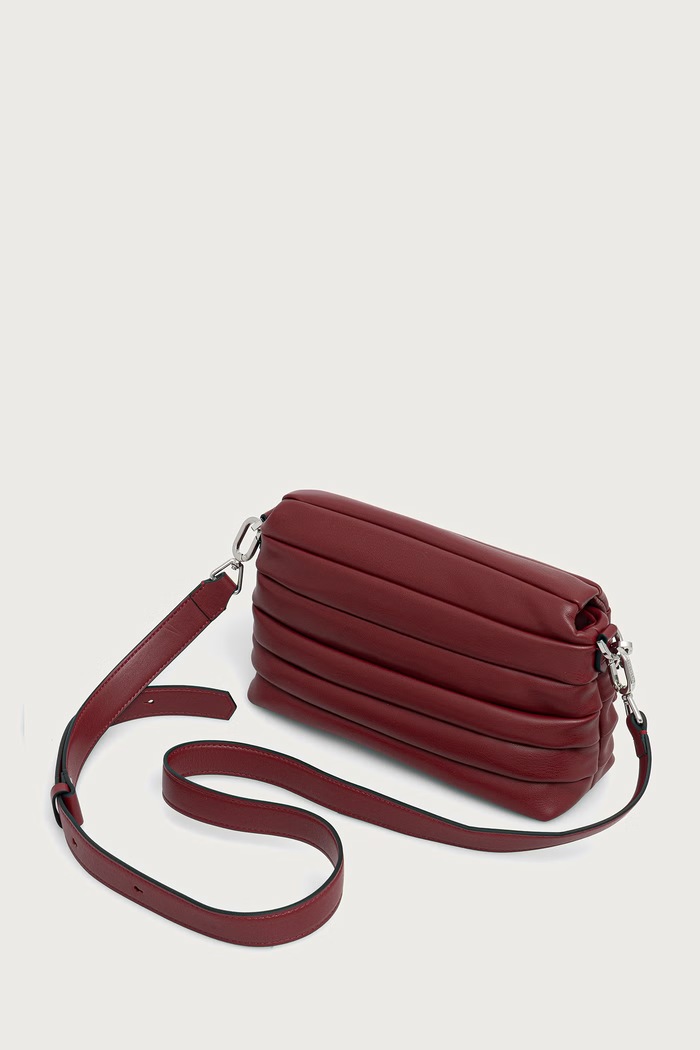 Karl Lagerfeld Torebka crossbody damska z imitacji skóry K/ESSENTIAL B4W30316 czerwony AW26
