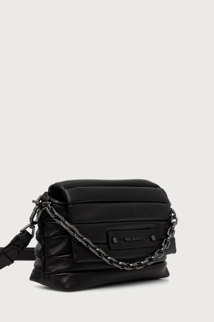 Karl Lagerfeld Crossbody torba za žene od imitacije kože K/ESSENTIAL B4W30316 crna AW26