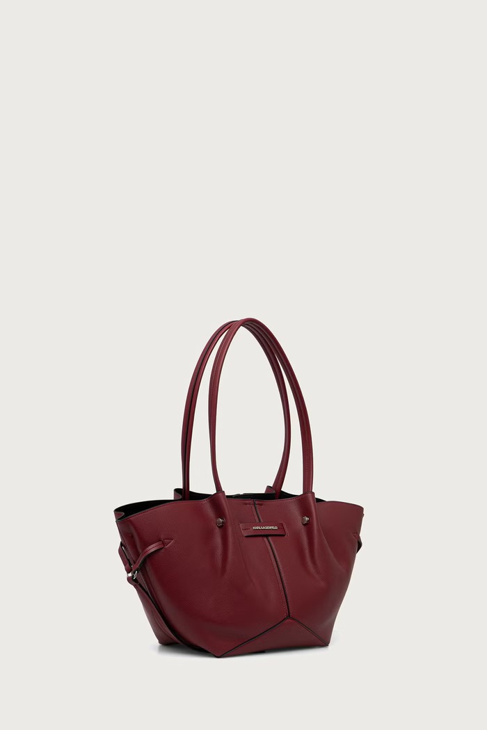 Karl Lagerfeld Shopper γυναικεία από απομίμηση δέρματος K/PIERCED B4W30329 κόκκινο AW26