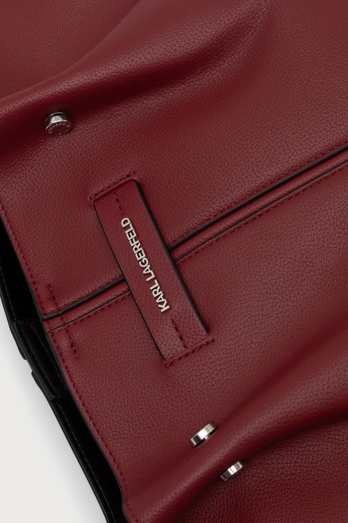 Shopper γυναικεία από απομίμηση δέρματος K/PIERCED Karl Lagerfeld B4W30329 κόκκινο