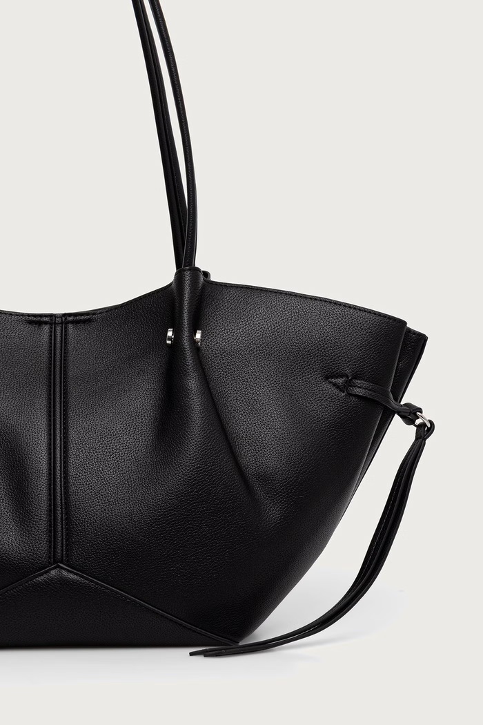 Accesorii Karl Lagerfeld Geantă shopper pentru femei cu imitație de piele K/PIERCED B4W30329 negru