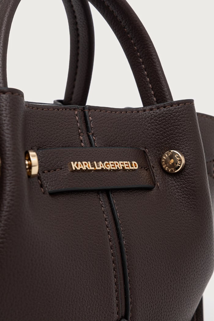 Geantă crossbody pentru femei K/PIERCED Karl Lagerfeld B4W30330 maro