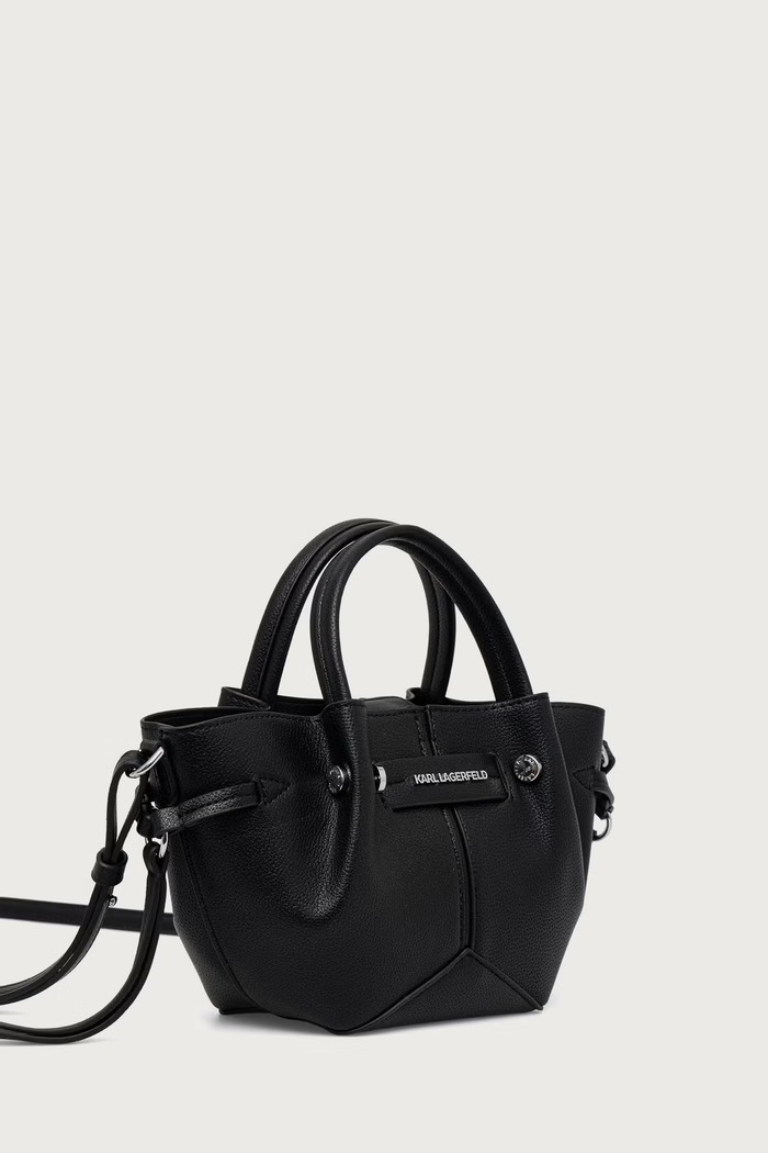 Karl Lagerfeld Crossbody torba za žene K/PIERCED B4W30330 crna AW26
