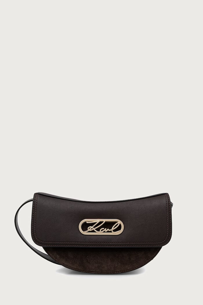 Karl Lagerfeld Crossbody kabelka dámska K/SIGNATURE hnedá B4W30337