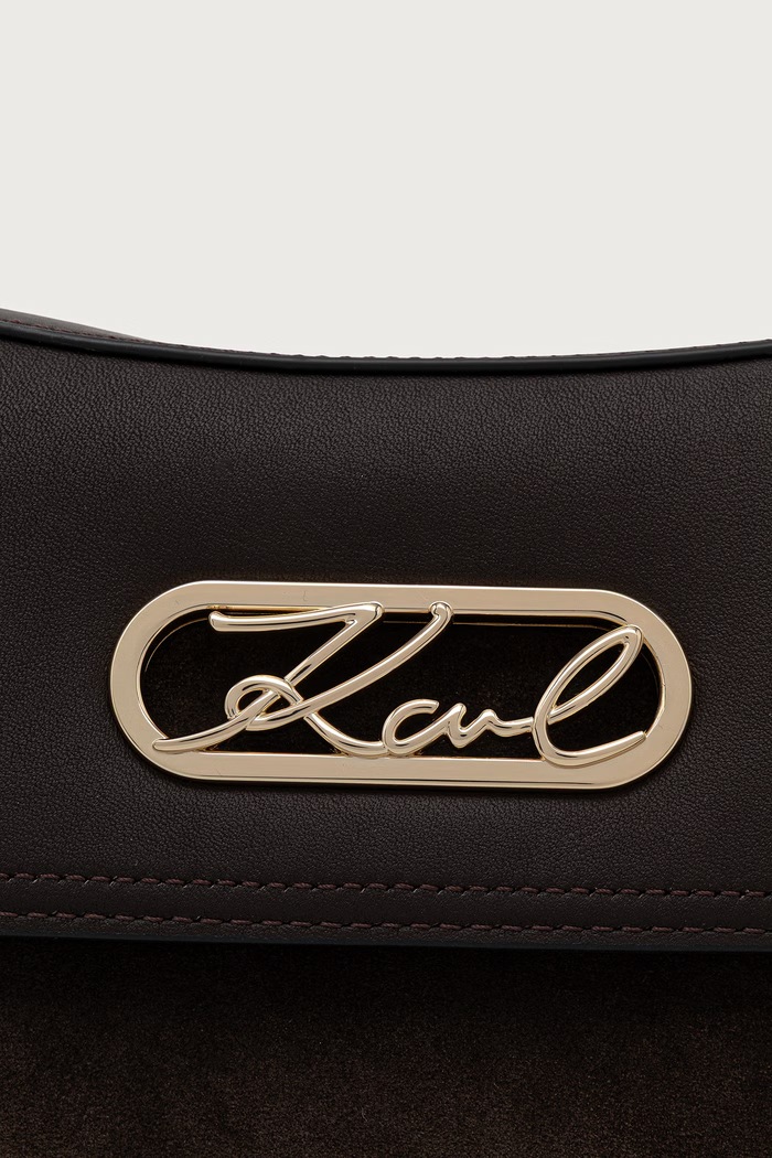 Crossbody kabelka dámska K/SIGNATURE Karl Lagerfeld B4W30337 hnedá