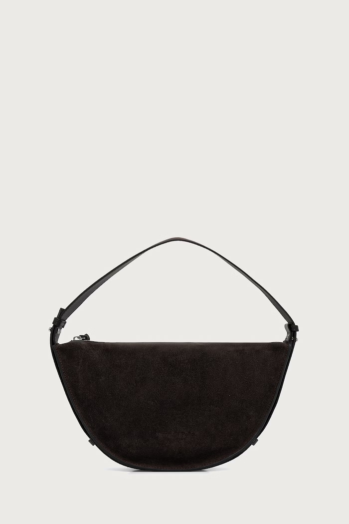 Marc O'Polo Torebka crossbody damska zamszowa brązowy 5000016980