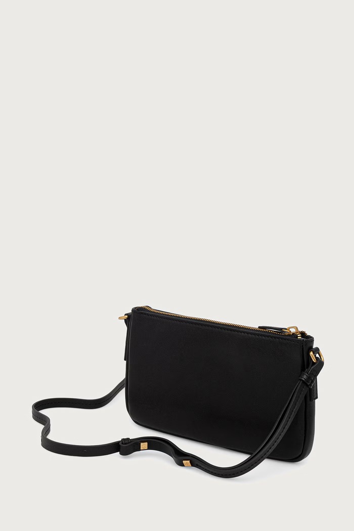 Akcesoria Marc O'Polo Torebka crossbody damska skórzana 5000014500 czarny