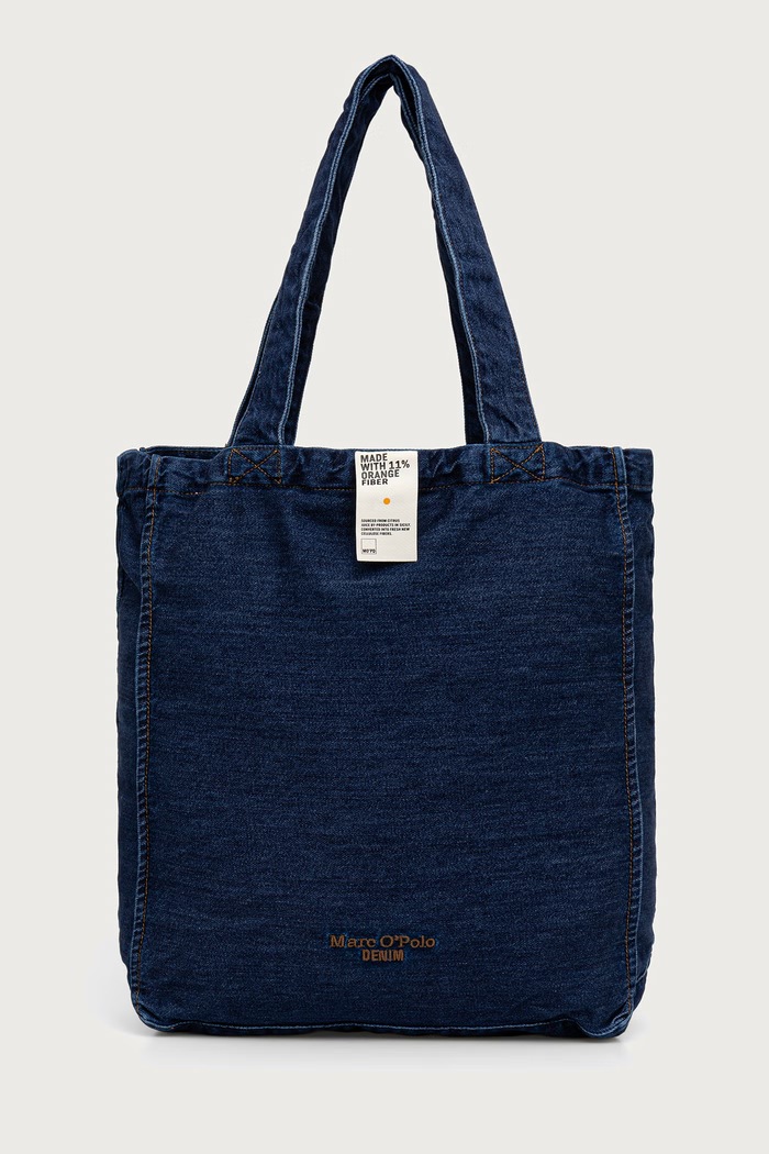 Marc O'Polo Torebka tote damska jeansowa niebieski 5000014471