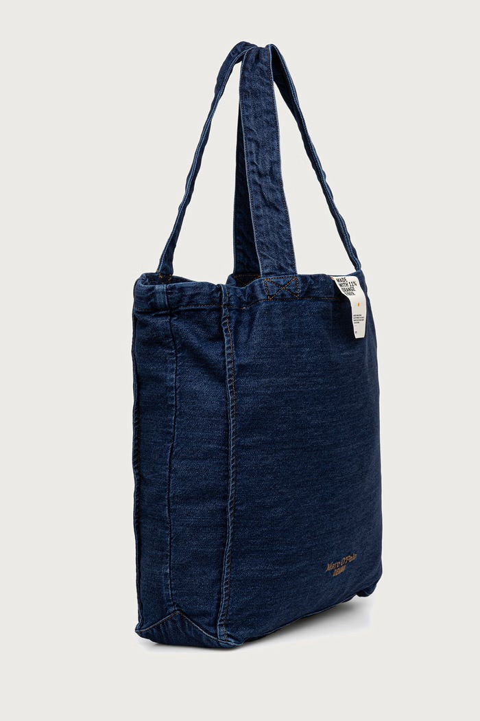 Marc O'Polo Torebka tote damska jeansowa 5000014471 niebieski AW26