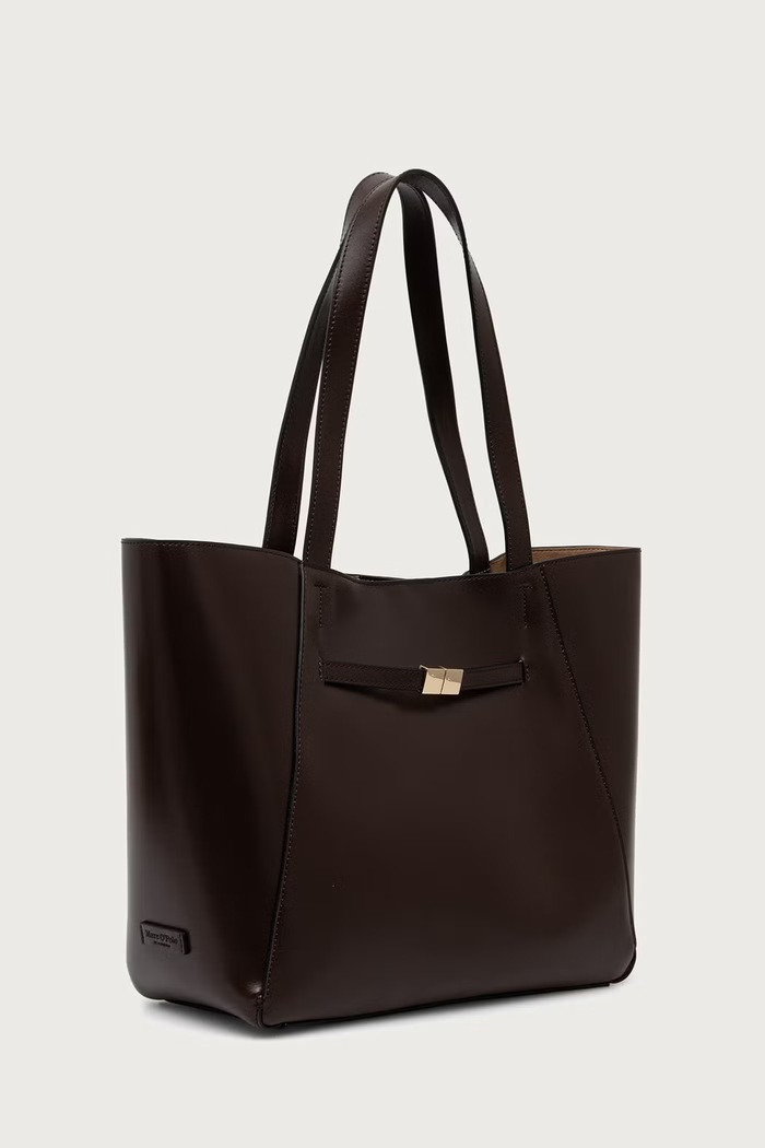 Marc O'Polo Torebka tote damska skórzana 5000013683 brązowy AW26