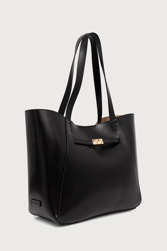 Marc O'Polo Torebka tote damska skórzana 5000013683 czarny AW26