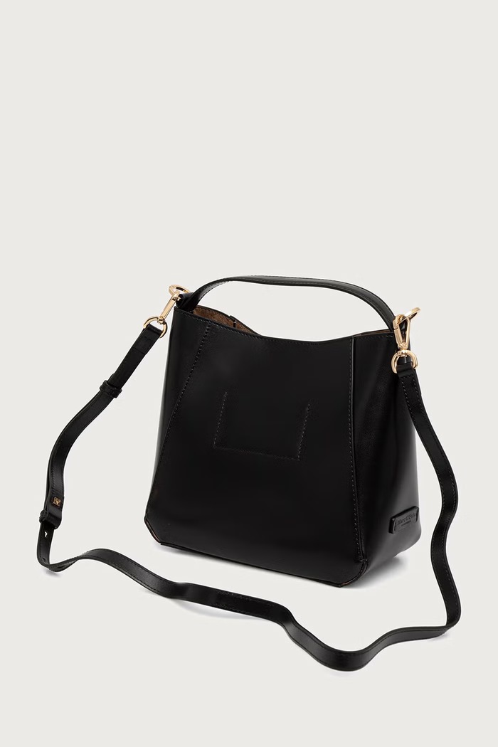 Akcesoria Marc O'Polo Torebka crossbody damska skórzana 5000013660 czarny