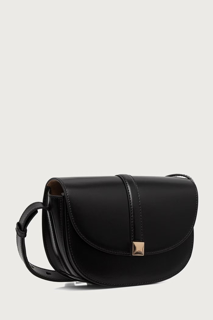 Marc O'Polo Torebka crossbody damska skórzana 5000013659 czarny AW26