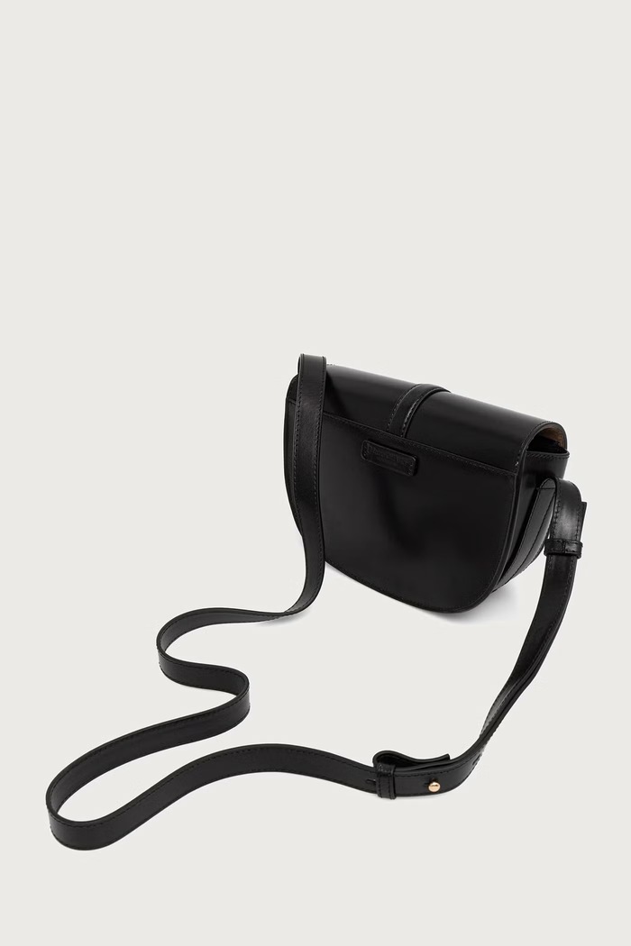 Akcesoria Marc O'Polo Torebka crossbody damska skórzana 5000013659 czarny
