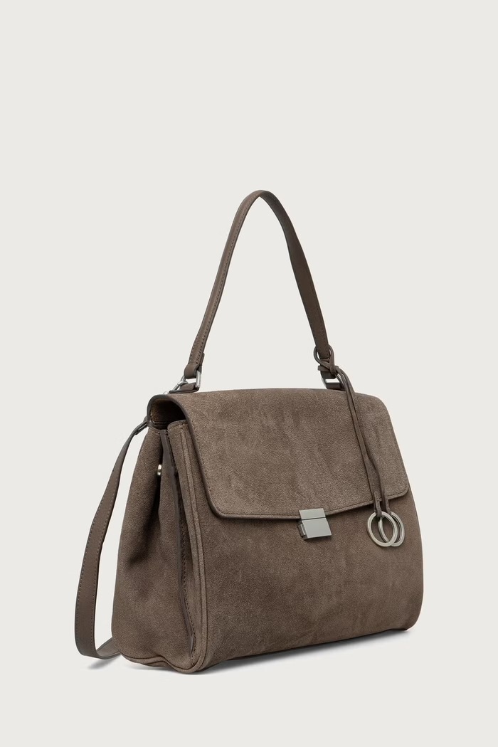 Marc O'Polo Torebka tote damska skórzana 5000013654 beżowy AW26
