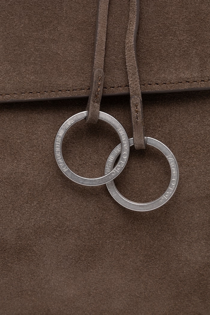 Tote bag pentru femei din piele Marc O'Polo bej 5000013654