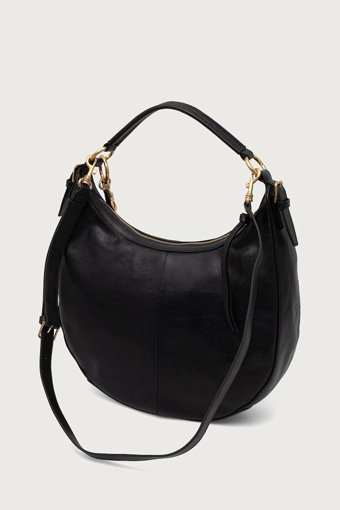 Akcesoria Marc O'Polo Torebka crossbody damska skórzana 5000013607 czarny