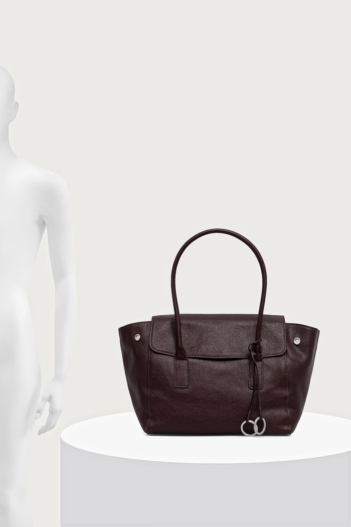 Akcesoria Marc O'Polo Torebka tote damska 5000013592 bordowy