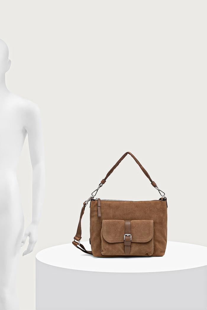Marc O'Polo Torebka crossbody damska zamszowa 5000013568