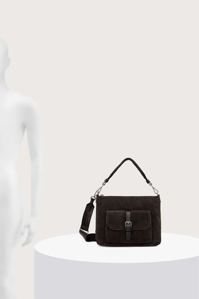 Marc O'Polo Torebka crossbody damska zamszowa 5000013568