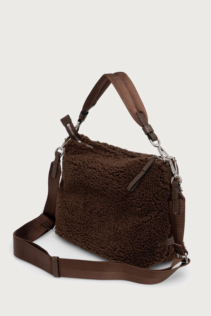Akcesoria Marc O'Polo Torebka crossbody damska 5000013518 brązowy