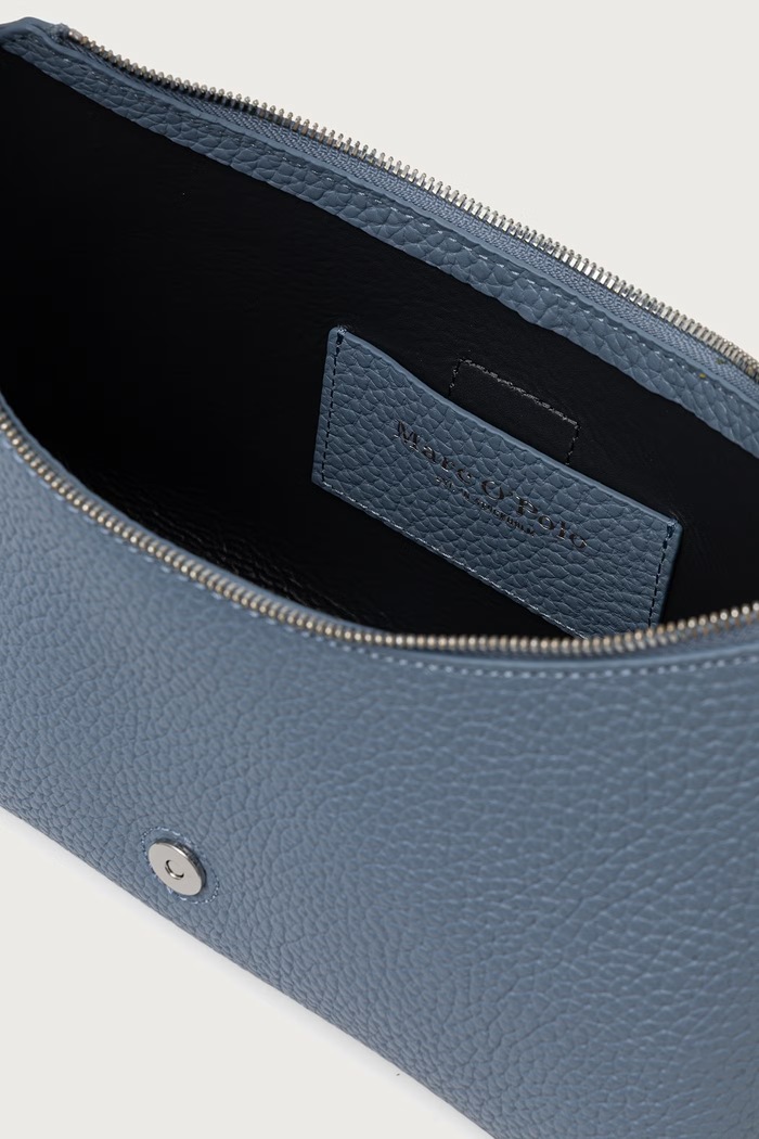Torebka crossbody damska skórzana Marc O'Polo niebieski 5000013497