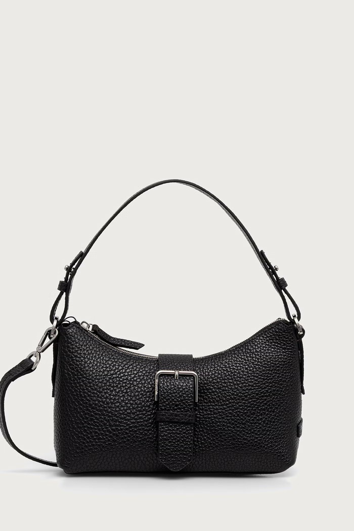 Marc O'Polo Torebka crossbody damska skórzana czarny 5000013497