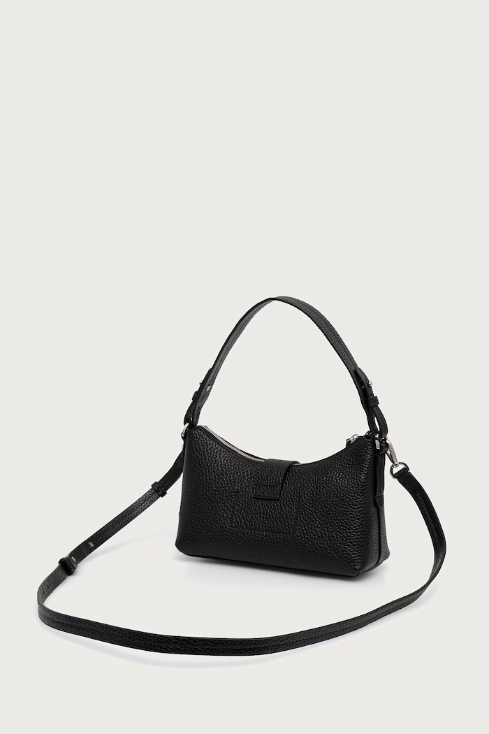 Akcesoria Marc O'Polo Torebka crossbody damska skórzana 5000013497 czarny