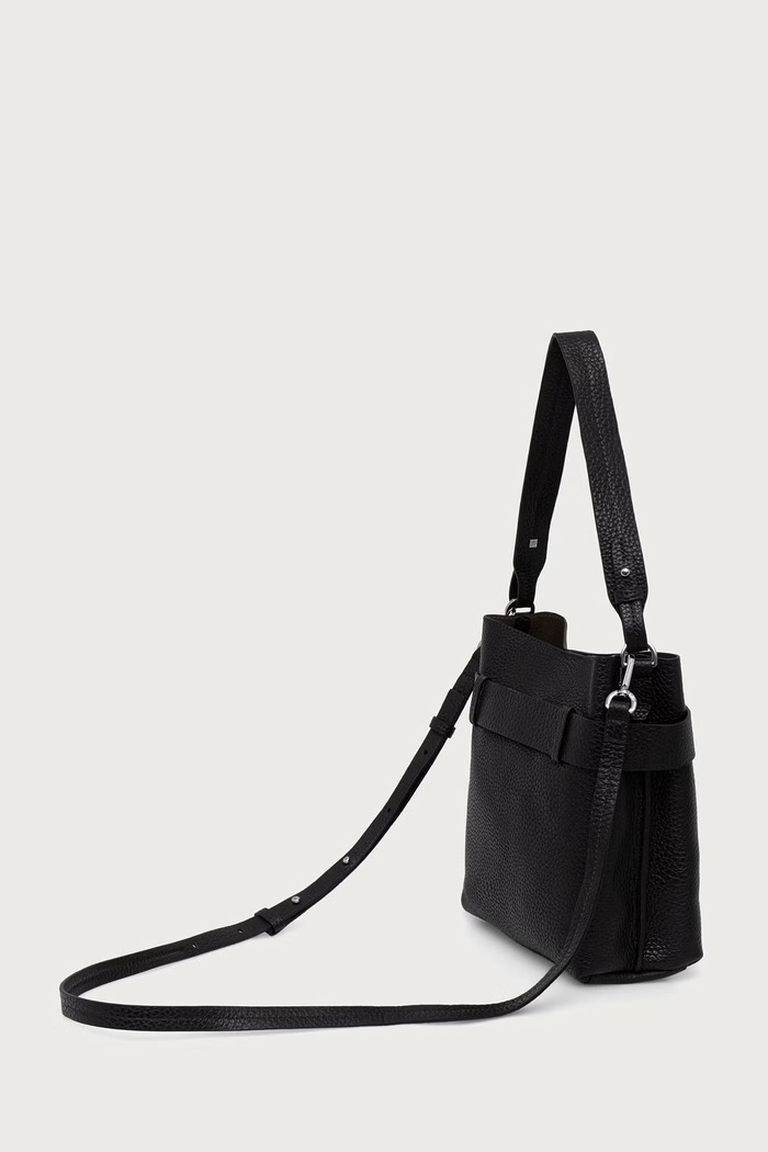 Akcesoria Marc O'Polo Torebka crossbody damska skórzana 5000013496 brązowy