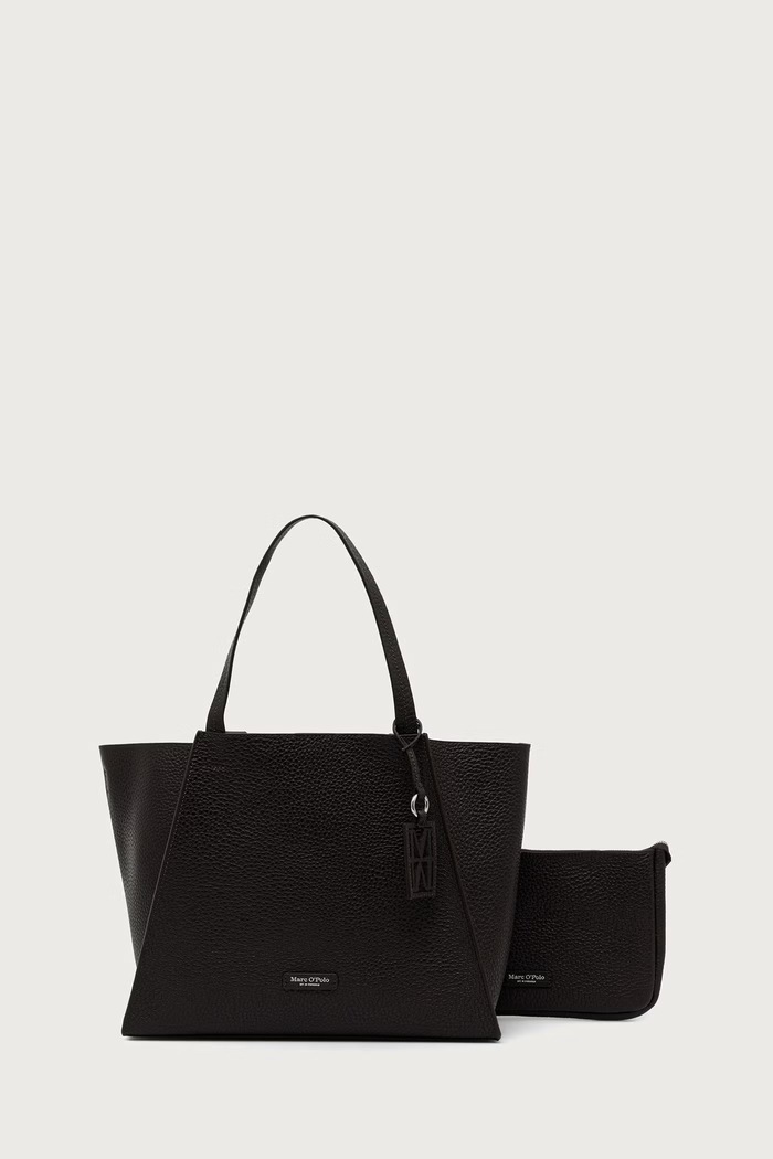Marc O'Polo Torebka shopper damska skórzana brązowy 5000013492