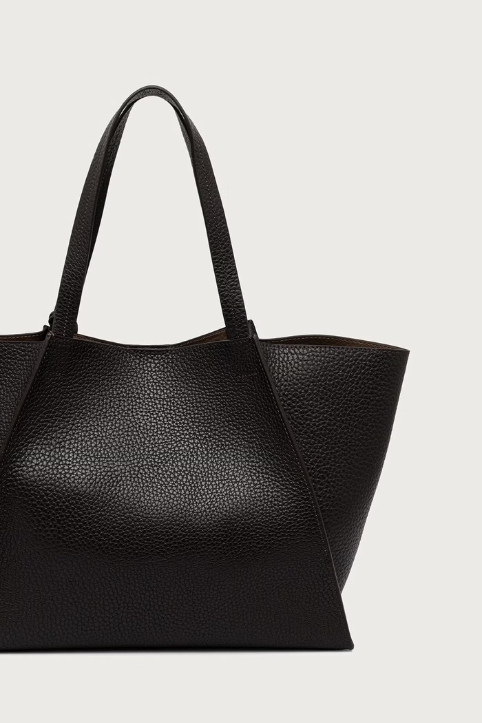 Akcesoria Marc O'Polo Torebka shopper damska skórzana 5000013492 brązowy