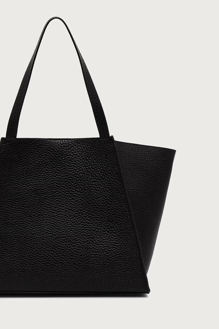 Akcesoria Marc O'Polo Torebka shopper damska skórzana 5000013492 czarny