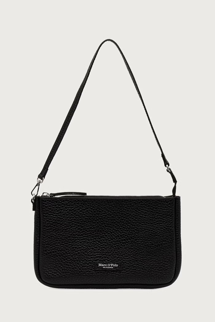 Torebka shopper damska skórzana Marc O'Polo 5000013492 czarny