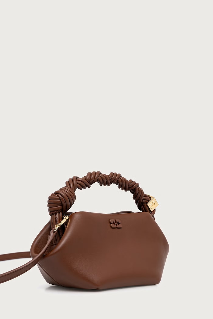 GANNI Bou Mini Butter torebka crossbody damska C2100035 brązowy AW26