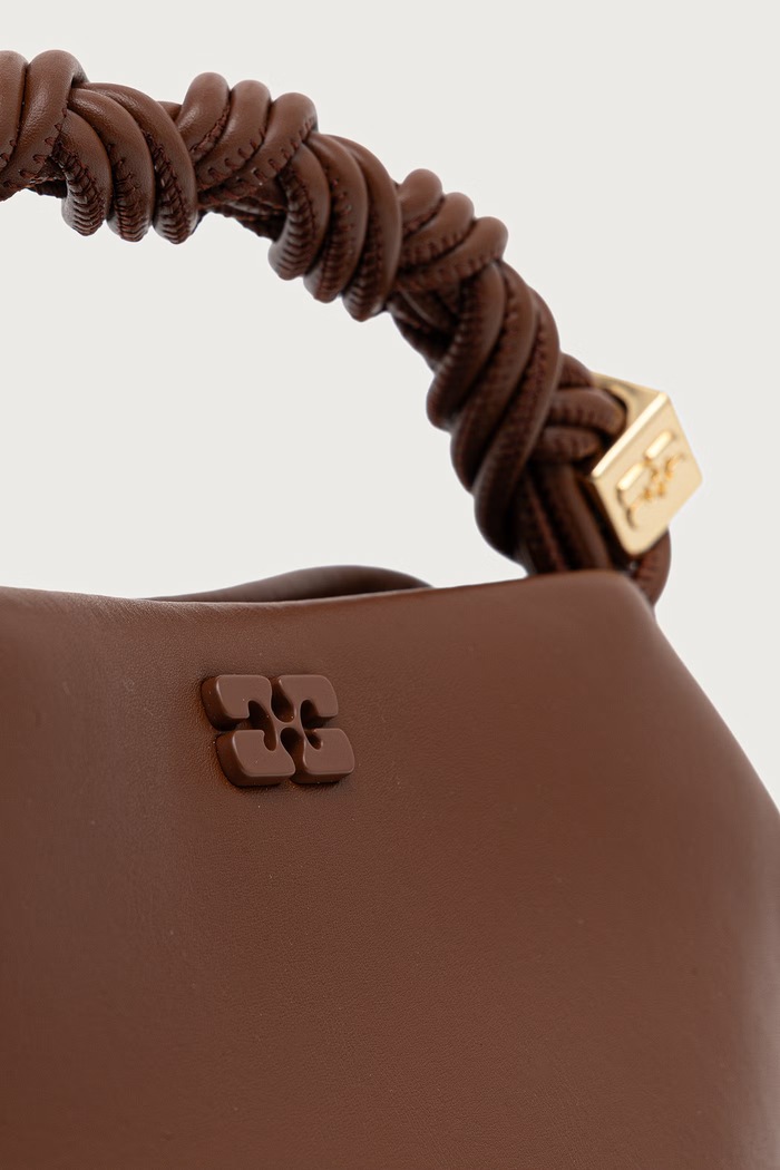Bou Mini Butter torebka crossbody damska GANNI C2100035 brązowy