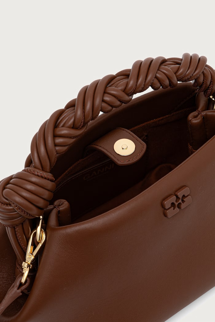 Bou Mini Butter torebka crossbody damska GANNI brązowy C2100035