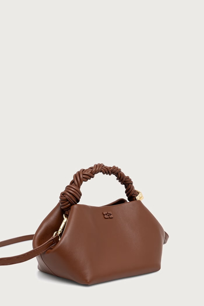 GANNI Bou Small Butter torebka crossbody damska C2100034 brązowy AW26