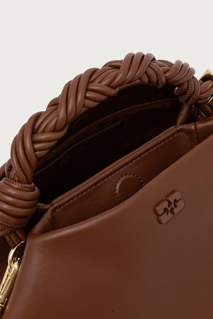 Bou Small Butter torebka crossbody damska GANNI brązowy C2100034