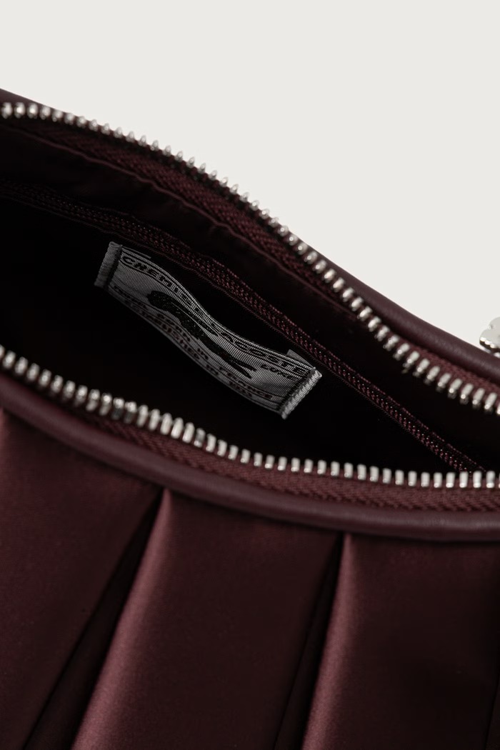 Torebka crossbody damska Lacoste bordowy NU5471HN