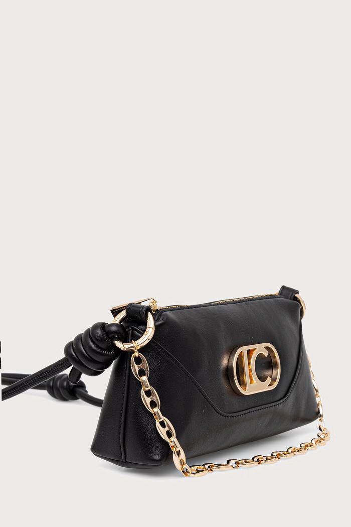 Lola Casademunt torebka crossbody damska z imitacji skóry LS2604040 czarny AW26