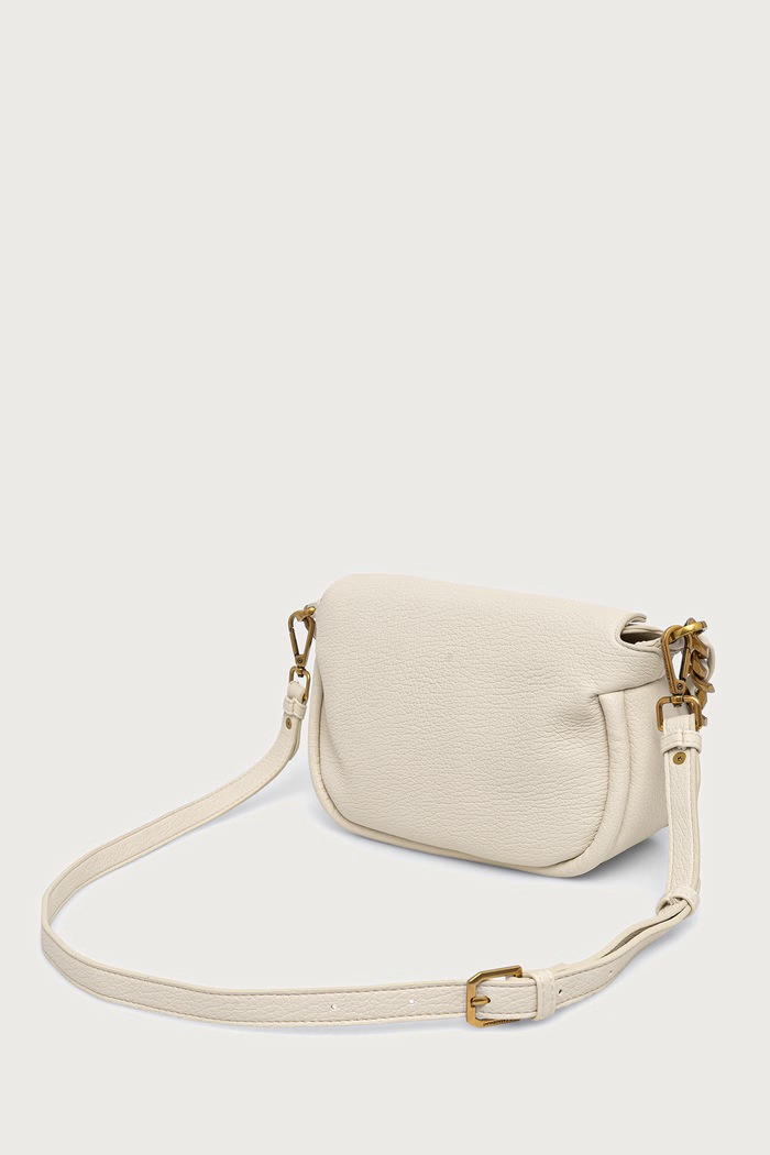 Akcesoria Lola Casademunt torebka crossbody damska z imitacji skóry LS2604075 beżowy