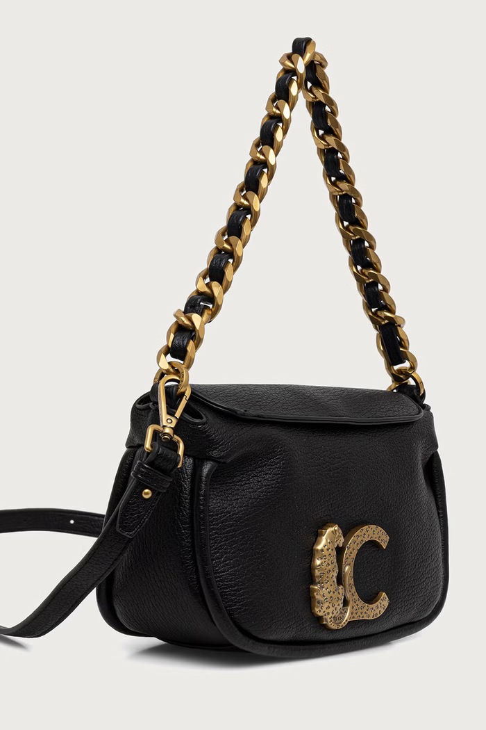 Lola Casademunt torebka crossbody damska z imitacji skóry LS2604075 czarny AW26