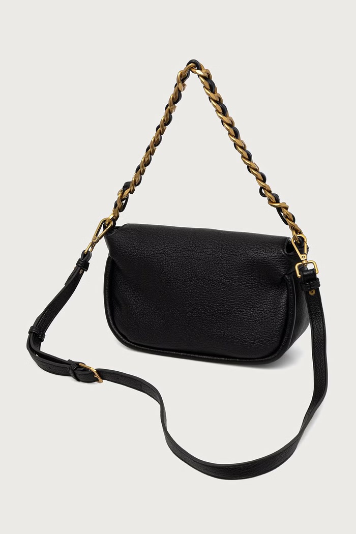 Akcesoria Lola Casademunt torebka crossbody damska z imitacji skóry LS2604075 czarny